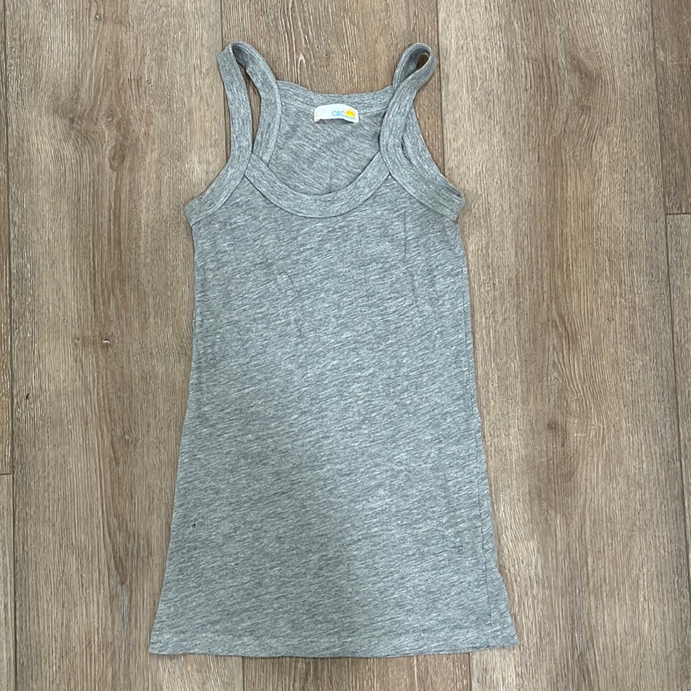 C&C California grey tank size medium tiny hole price reflects used